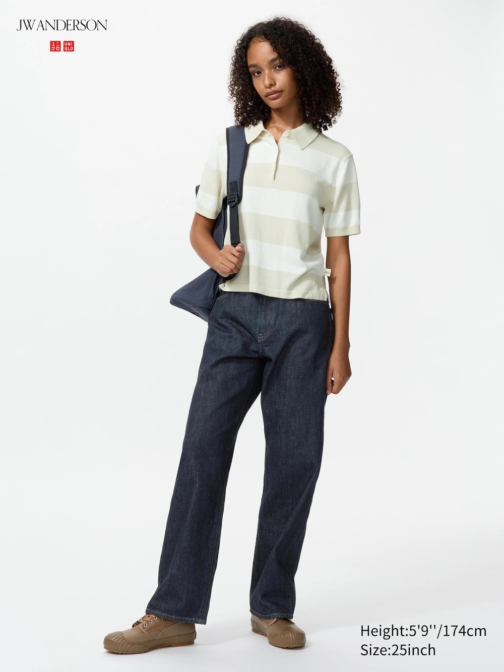 NWT JW Anderson Women’s Navy Straight-Leg Jeans - Size 26